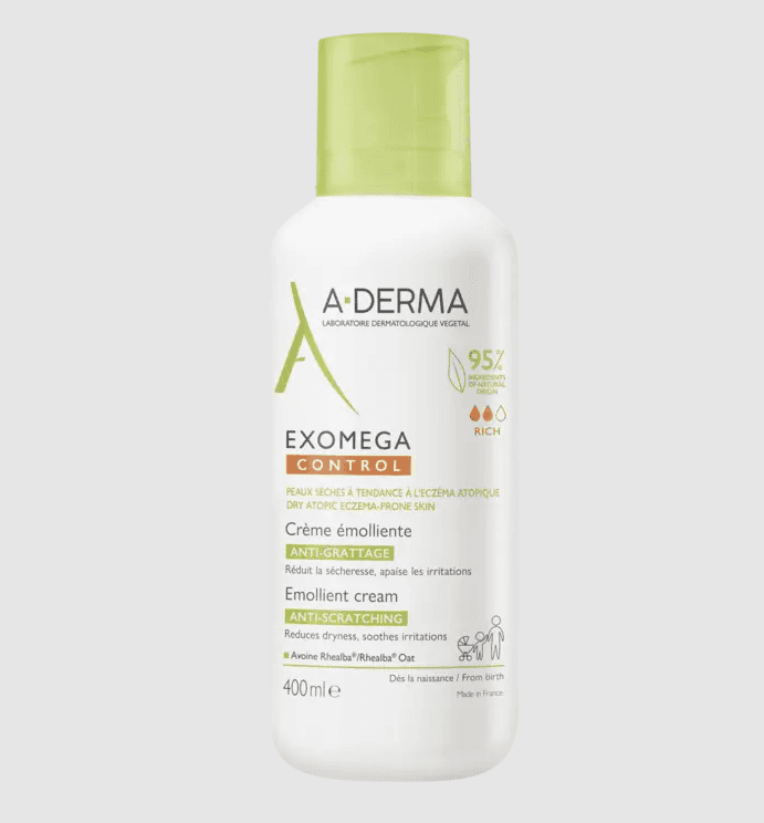 Aderma Exomega Ctrl Crema 400ml - Hidratación Atópica